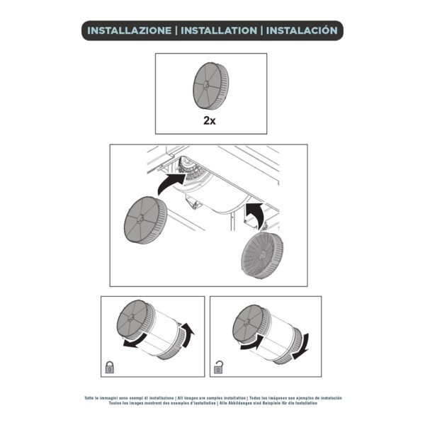 Installazione filtro carbone CFC0140343 Elica