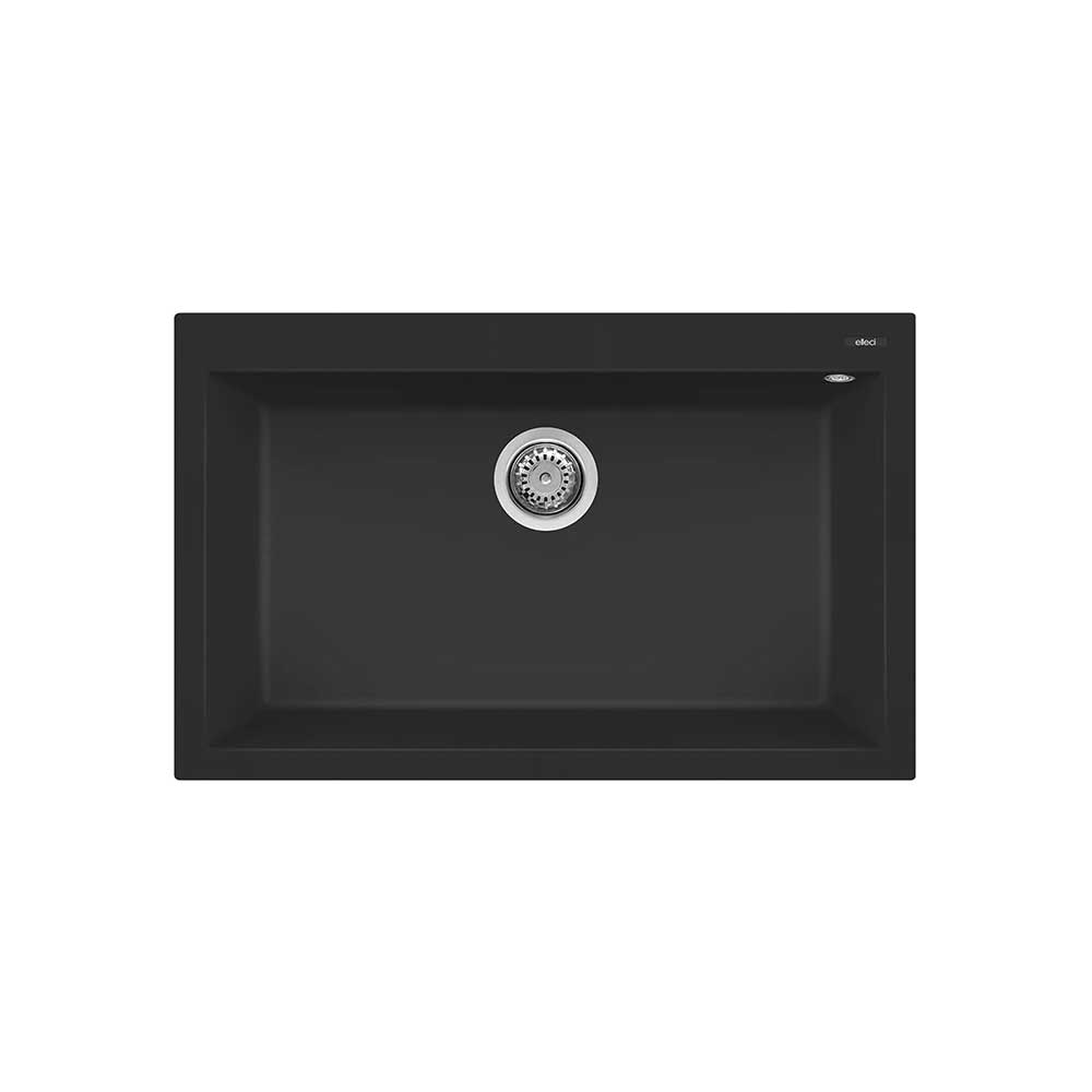 Lavello una vasca senza gocciolatoio LKQ13086 Elleci