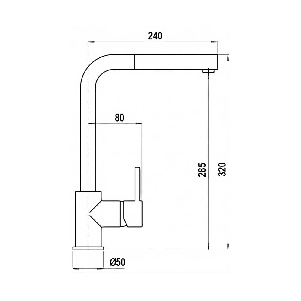 Scheda tecnica miscelatore con canna alta SXTOWN16 Schock