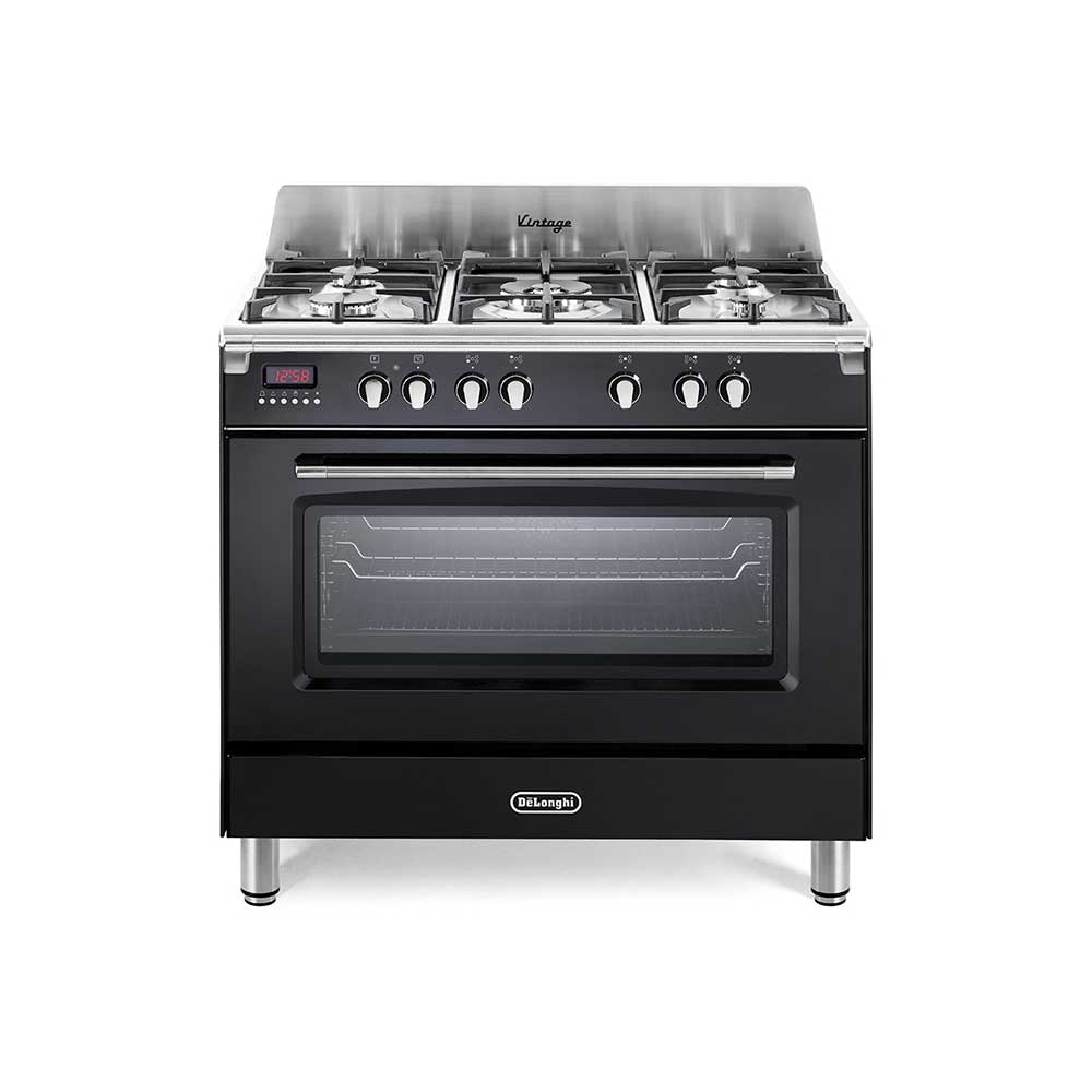 Cucina a libera installazione nera MEM 965 NX ED De Longhi