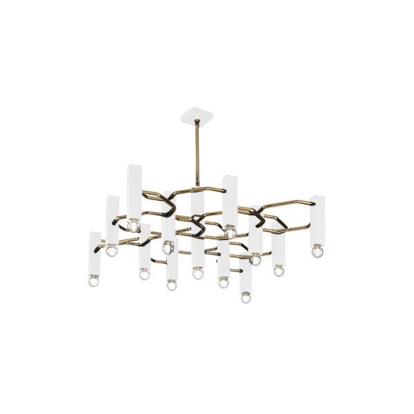 Lampada a sospensione bianca Raster 265 113 02 Metal Lux