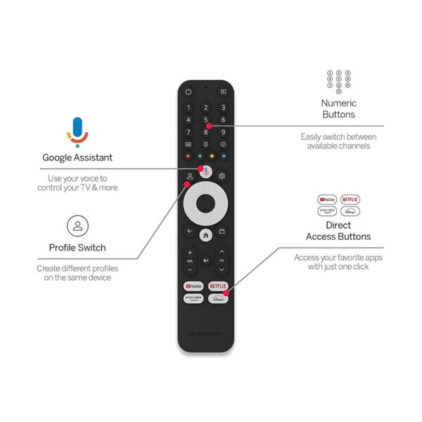 Streaming box con telecomando 240 240G 4K Thomson
