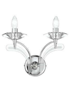 Lampada a parete cromata Icaro 197 102 Metal Lux