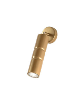 Lampada a parete dorata Turbo 268 301 Metal Lux
