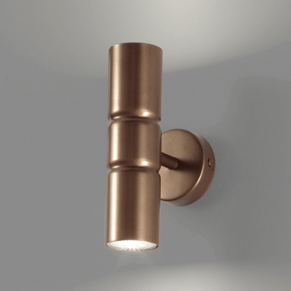 Lampada a parete in metallo verniciato brunito Turbo 268 102 04 Metal Lux