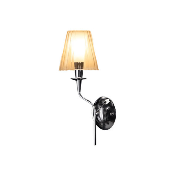 Lampada a parete in vetro colorato ambra Opera 180 101 50 Metal Lux