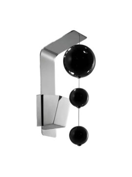 Lampada a parete nera Bolero 251 111 03 Metal Lux