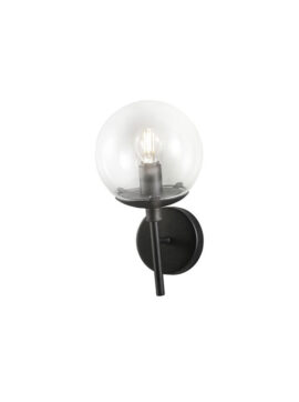Lampada a parete nera Global 262 015 03 Metal Lux
