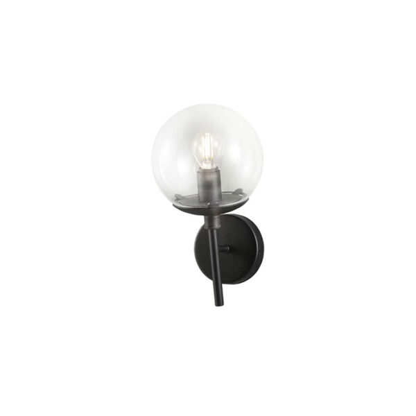 Lampada a parete nera Global 262 015 03 Metal Lux