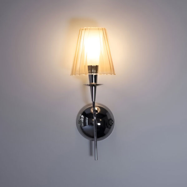 Lampada a parete vetro colorato ambra Opera 180 101 50 Metal Lux