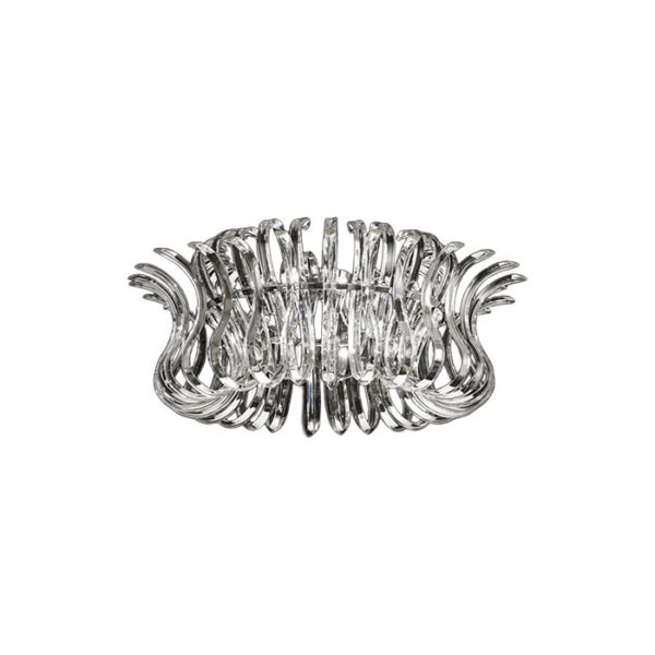 Lampada a soffitto cromata Wave 234 365 Metal Lux
