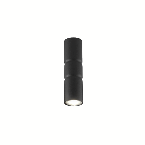 Lampada a soffitto nera Turbo 268 401 03 Metal Lux