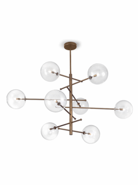 Lampada a sospensione Estro 267 180 01 Metal Lux
