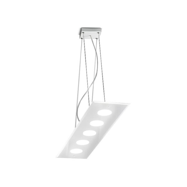 Lampada a sospensione bianca Dado 259 105 02 Metal Lux