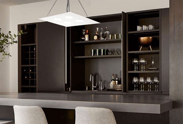 Lampada a sospensione bianca Dado 259 140 02 Metal Lux