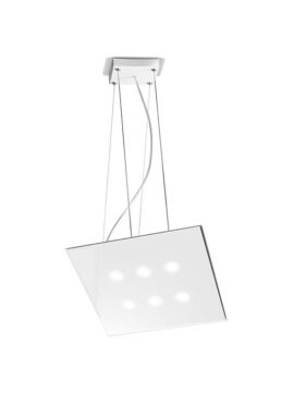 Lampada a sospensione bianca Dado 259 160 02 Metal Lux