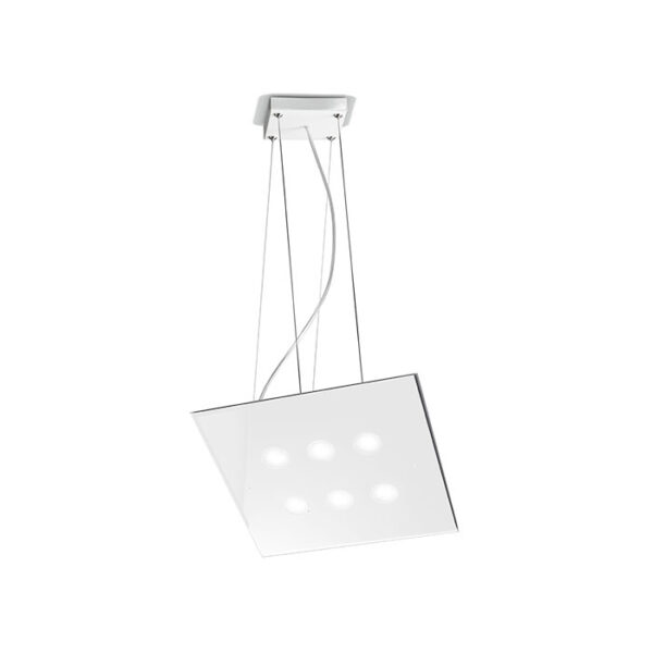 Lampada a sospensione bianca Dado 259 160 02 Metal Lux