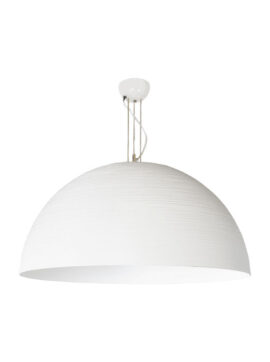 Lampada a sospensione bianca rotonda Chiara 271 090 02 Metal Lux