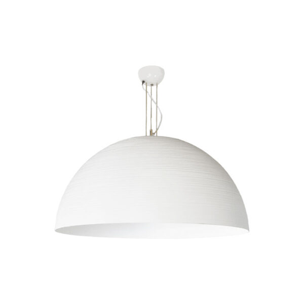 Lampada a sospensione bianca rotonda Chiara 271 090 02 Metal Lux