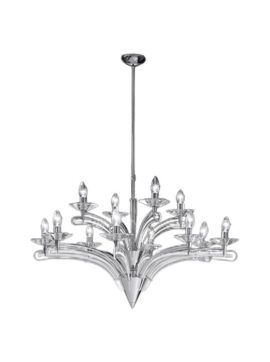 Lampada a sospensione cromata Icaro 197 112 Metal Lux