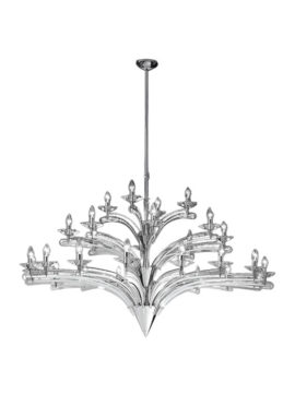 Lampada a sospensione cromata Icaro 197 128 Metal Lux