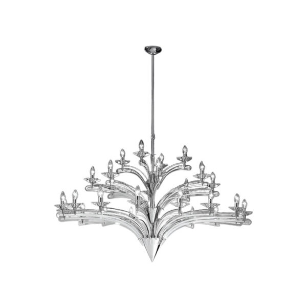 Lampada a sospensione cromata Icaro 197 128 Metal Lux