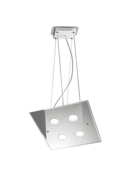 Lampada a sospensione cromo Dado 259 140 01 Metal Lux