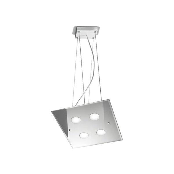 Lampada a sospensione cromo Dado 259 140 01 Metal Lux