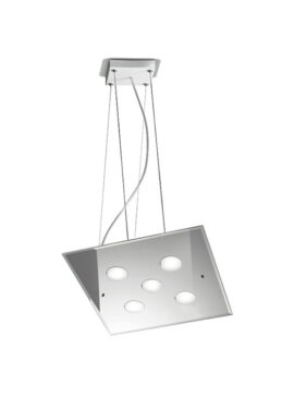 Lampada a sospensione cromo Dado 259 150 01 Metal Lux