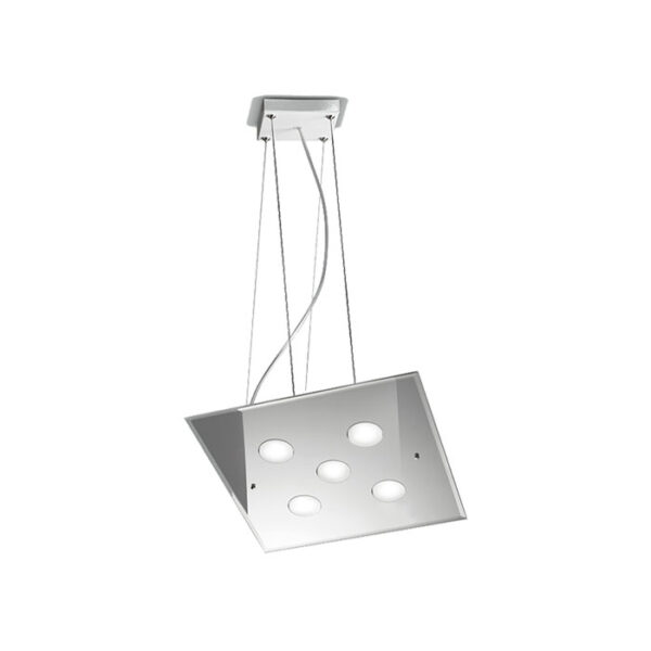 Lampada a sospensione cromo Dado 259 150 01 Metal Lux