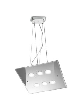 Lampada a sospensione cromo Dado 259 160 01 Metal Lux