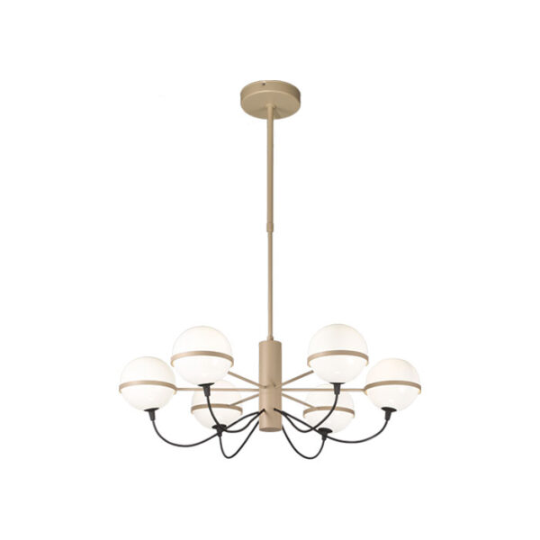 Lampada a sospensione dorata Giro 280 166 02 Metal Lux