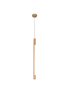 Lampada a sospensione dorata Index 278 501 05 Metal Lux