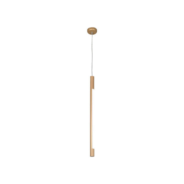 Lampada a sospensione dorata Index 278 501 05 Metal Lux