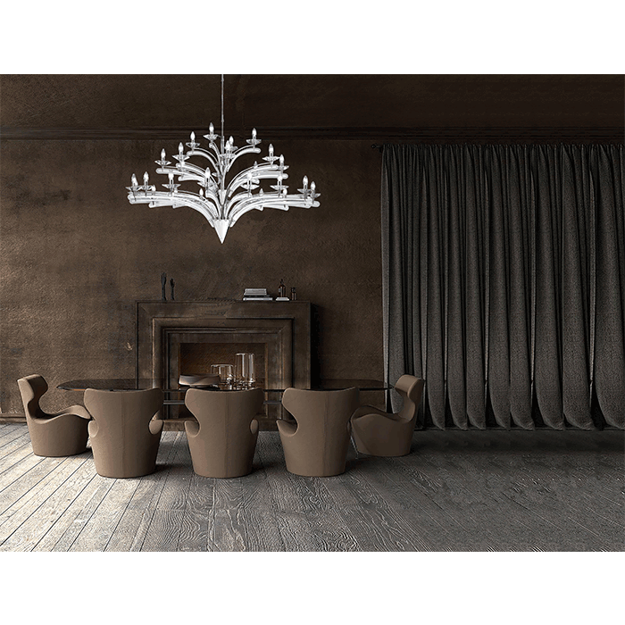 Lampada a sospensione elegante Icaro 197 128 Metal Lux