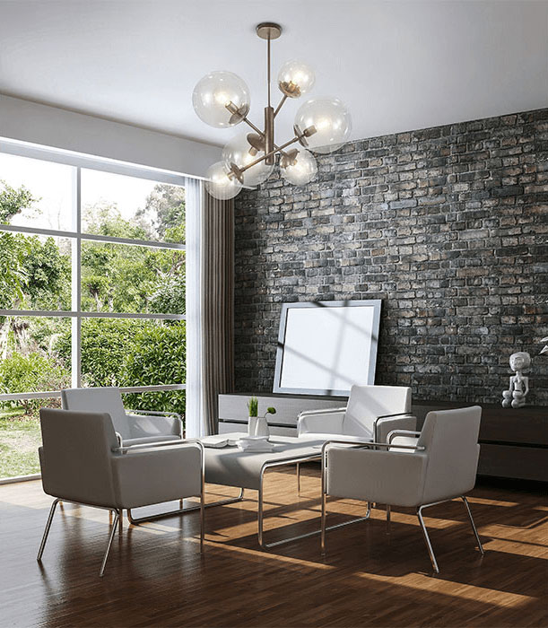 Lampada a sospensione in metallo Global 262.180.04 Metal Lux
