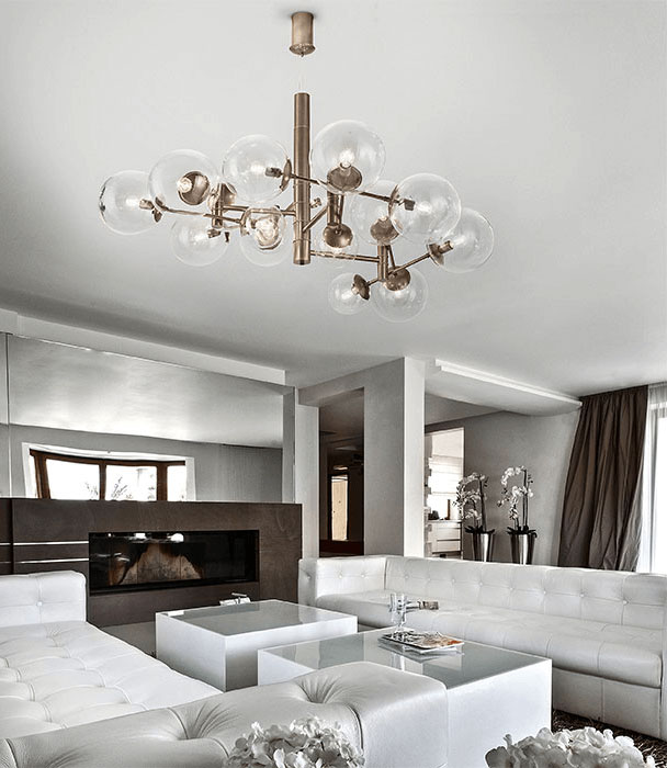 Lampada a sospensione in metallo Global 262 800 04 Metal Lux