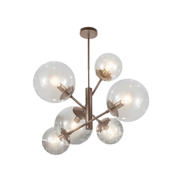 Lampada a sospensione in metallo brunito Global 262.180.04 Metal Lux