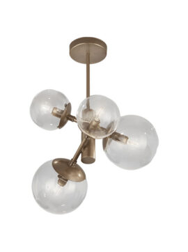 Lampada a sospensione metallo brunito Global 262 150 04 Metal Lux