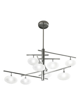Lampada a sospensione metallo cromo Dolce 260 188 02 Metal Lux