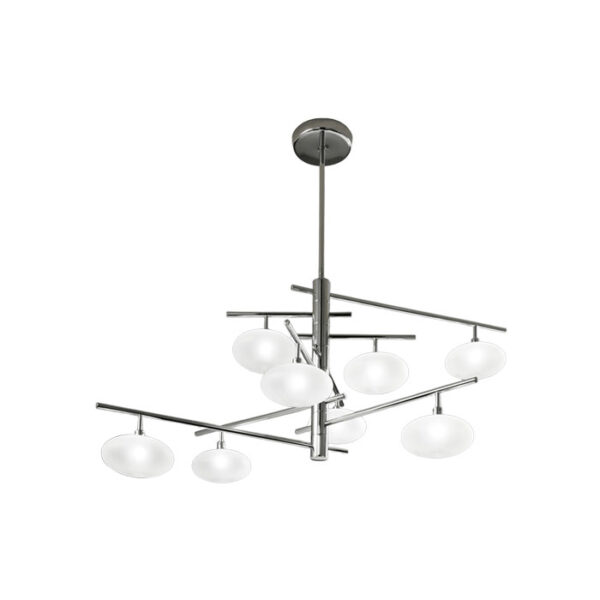 Lampada a sospensione metallo cromo Dolce 260 188 02 Metal Lux