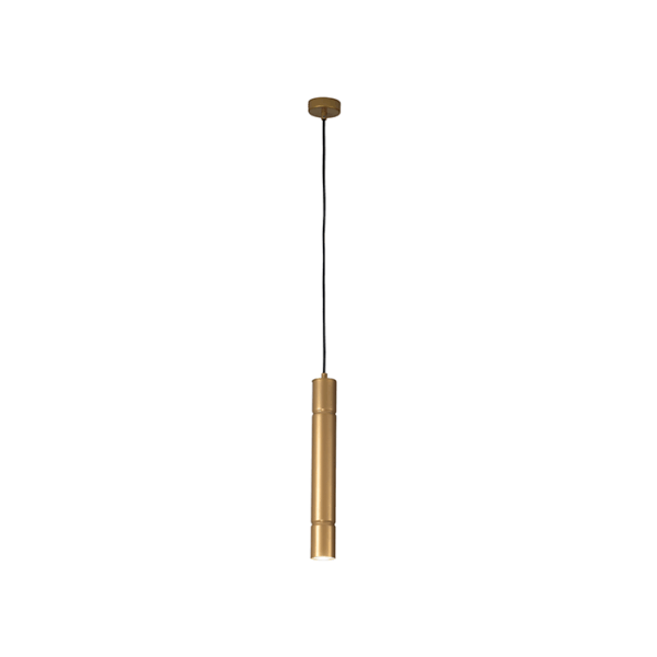 Lampada a sospensione metallo verniciato oro Turbo 268 511 05 Metal Lux