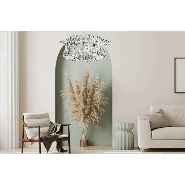 Lampada a sospensione moderna Wave 234 165 Metal Lux
