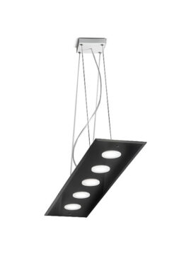 Lampada a sospensione nera Dado 259 105 03 Metal Lux