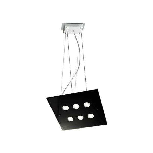 Lampada a sospensione nera Dado 259 160 03 Metal Lux