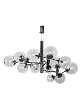 Lampada a sospensione nera Global 262 800 03 Metal Lux
