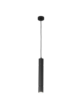 Lampada a sospensione nera Turbo 268 511 03 Metal Lux