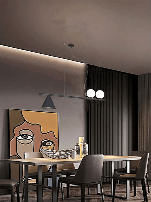 Lampada a sospensione orizzontale Libra 276 033 03 Metal Lux