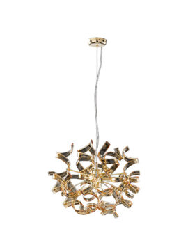 Lampada a sospensione vetro ambra Astro 205 140 06 Metal Lux