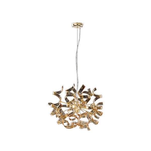 Lampada a sospensione vetro ambra Astro 205 140 06 Metal Lux